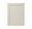 GoodHome Verbena Matt cashmere painted natural ash shaker Tall appliance Cabinet door (W)600mm (H)806mm (T)20mm