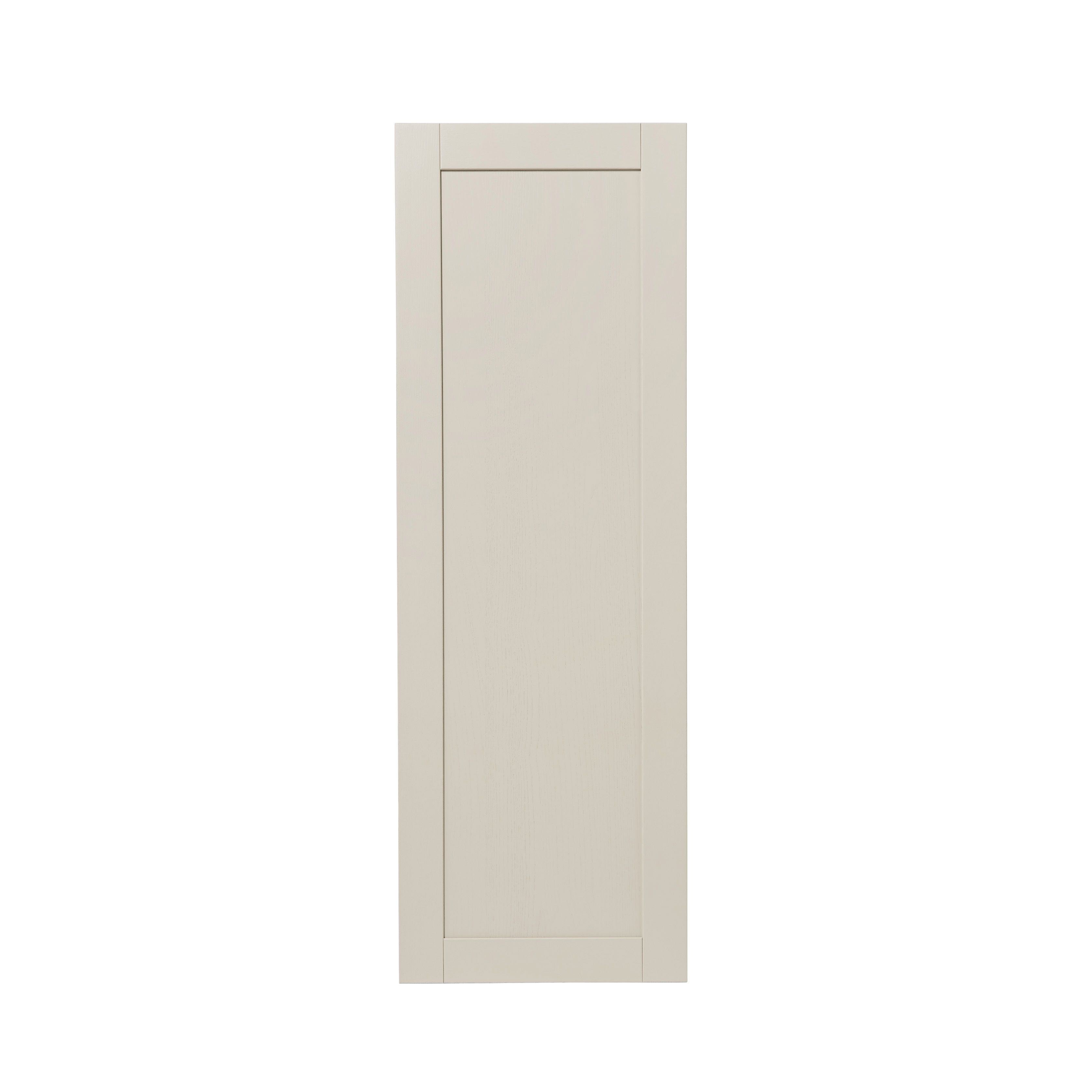 GoodHome Verbena Matt Cashmere Painted Natural Ash Shaker Tall Larder ...