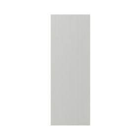 GoodHome Verbena Matt cashmere painted natural ash shaker Tall Wall End panel (H)900mm (W)320mm