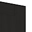 GoodHome Verbena Matt charcoal Drawer front, bridging door & bi fold door, (W)1000mm (H)356mm (T)20mm