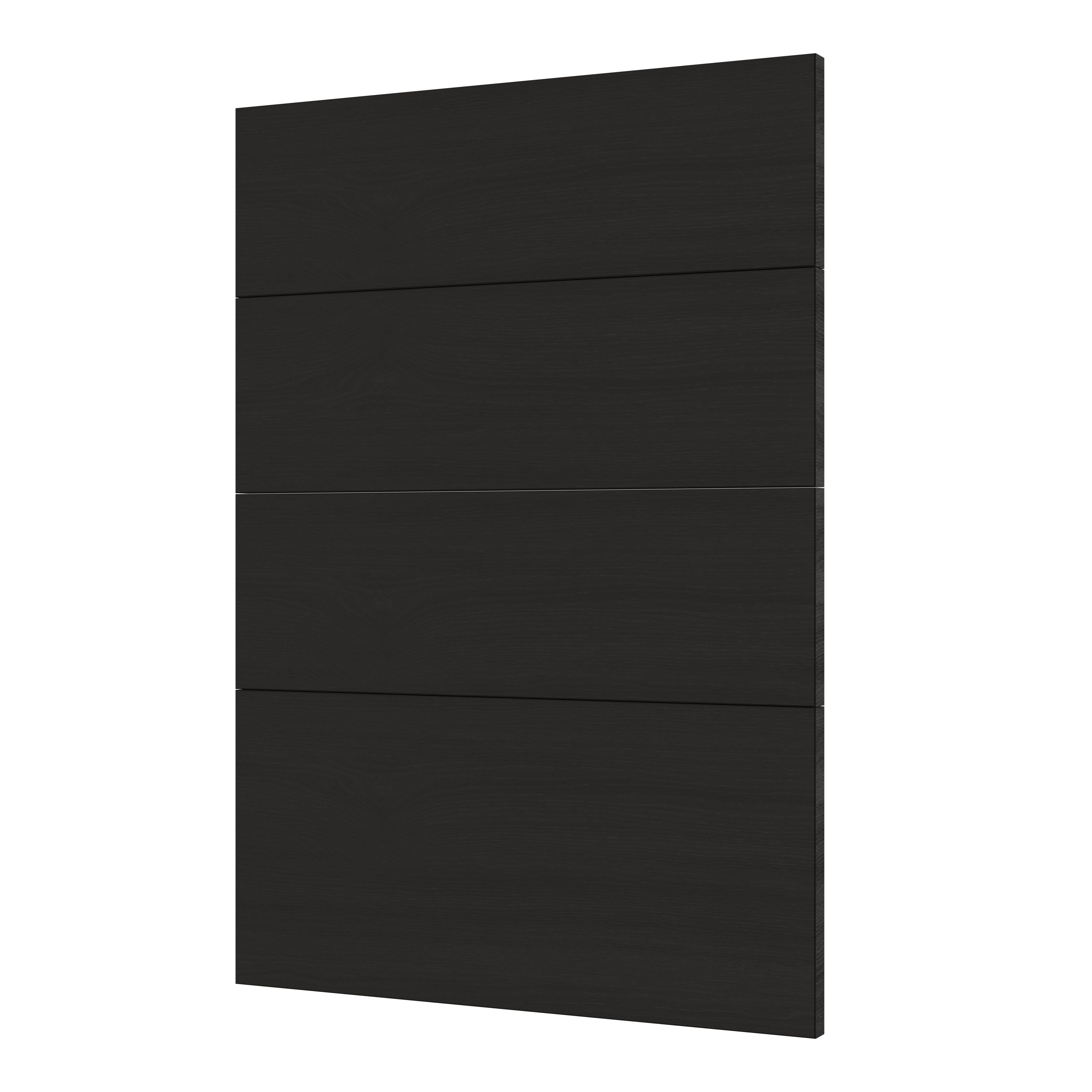 GoodHome Verbena Matt charcoal Drawer front, Pack of 4 (H)715mm (W)497mm (T)20mm