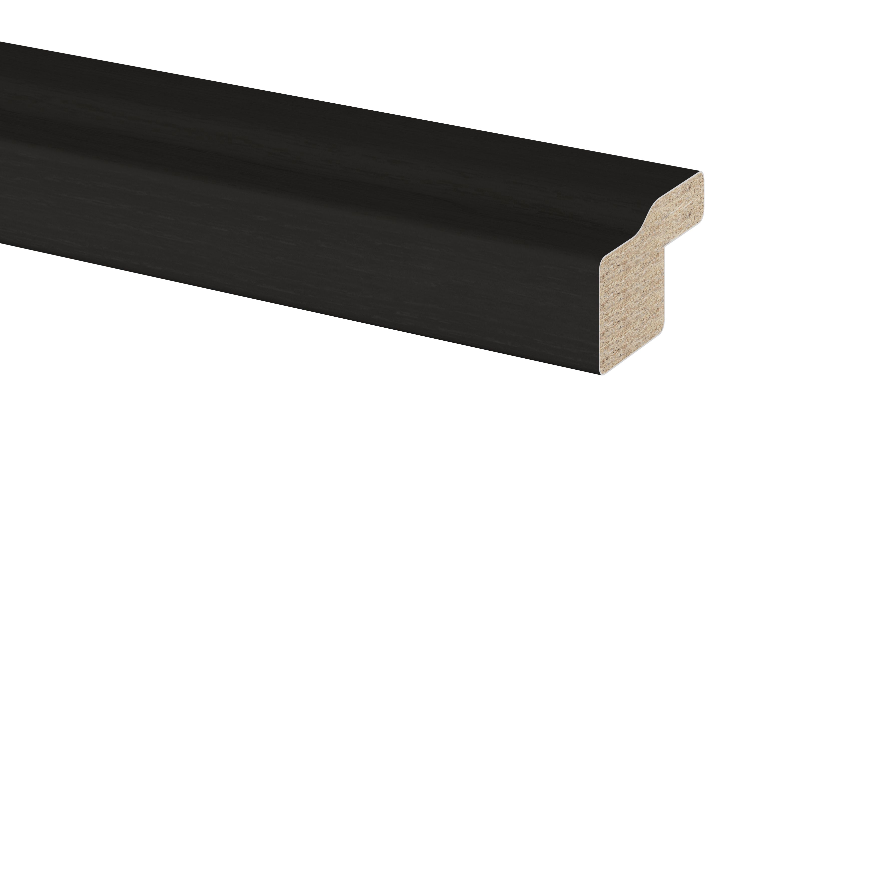 GoodHome Verbena Matt charcoal painted wood effect Straight Shaker Cornice & pelmet, (L)2400mm (H)35mm