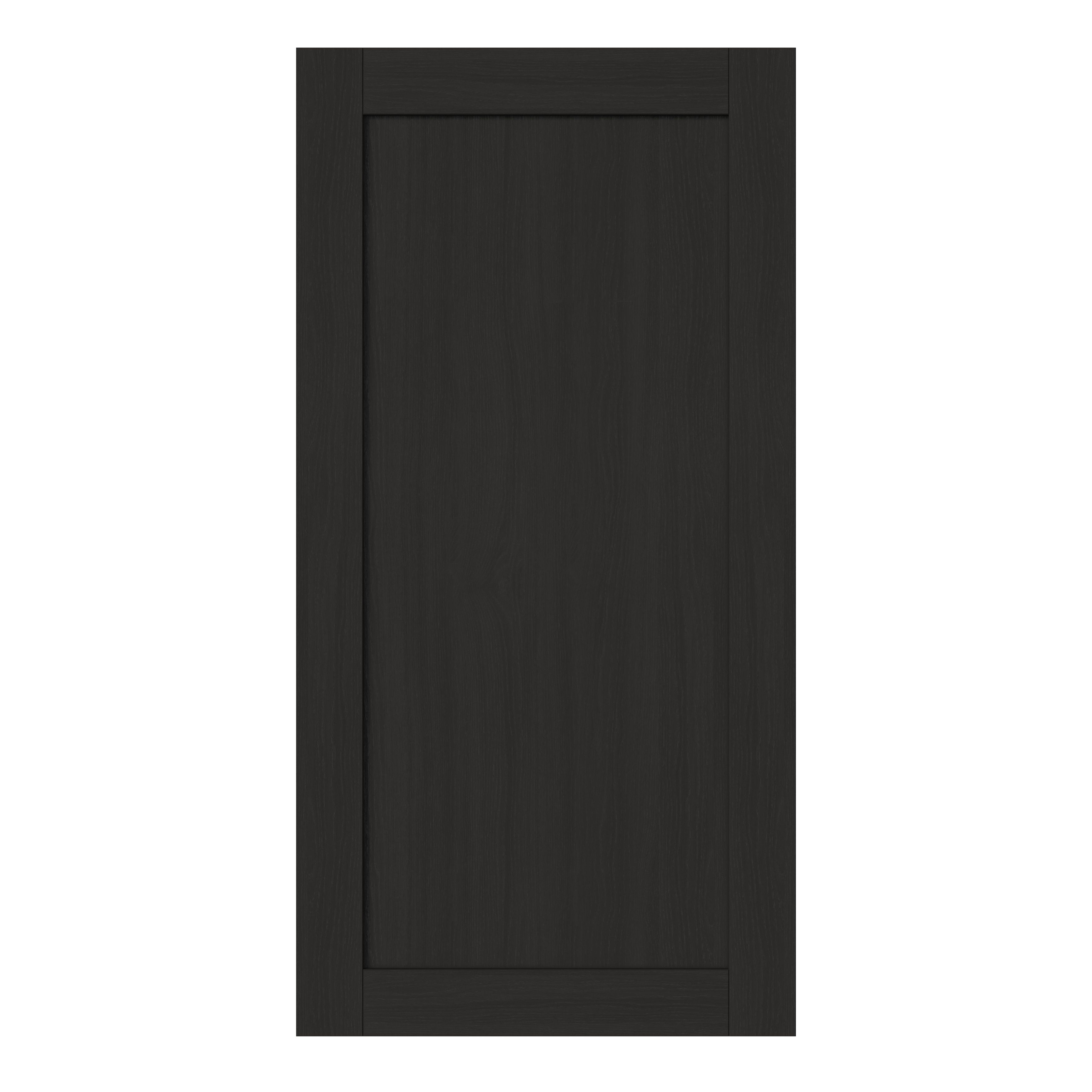 GoodHome Verbena Matt charcoal shaker 50:50 Tall larder Cabinet door (W)600mm (H)1181mm (T)20mm