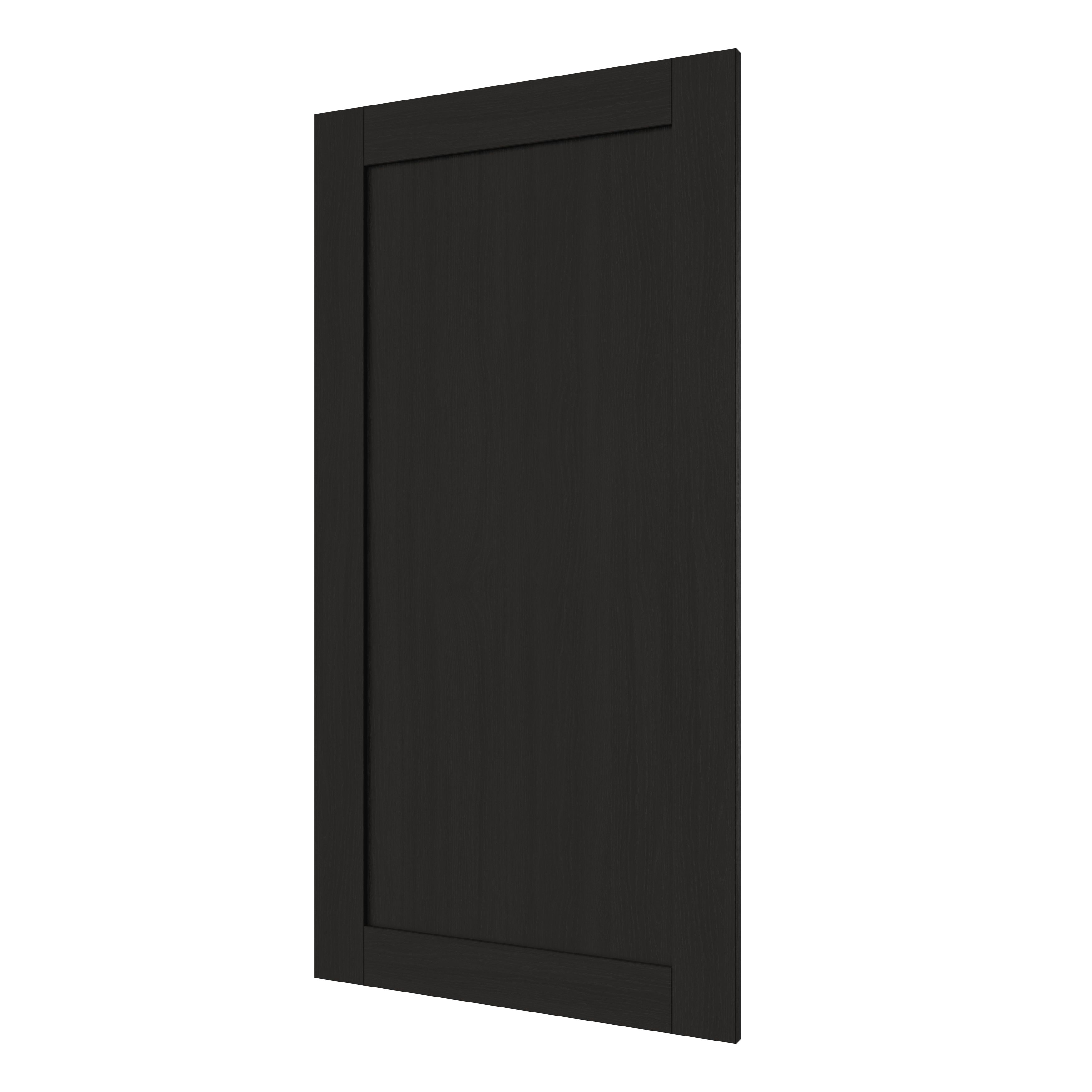 GoodHome Verbena Matt charcoal shaker 50:50 Tall larder Cabinet door (W)600mm (H)1181mm (T)20mm