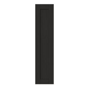 GoodHome Verbena Matt charcoal shaker 70:30 Larder Cabinet door (W)300mm (H)1287mm (T)20mm