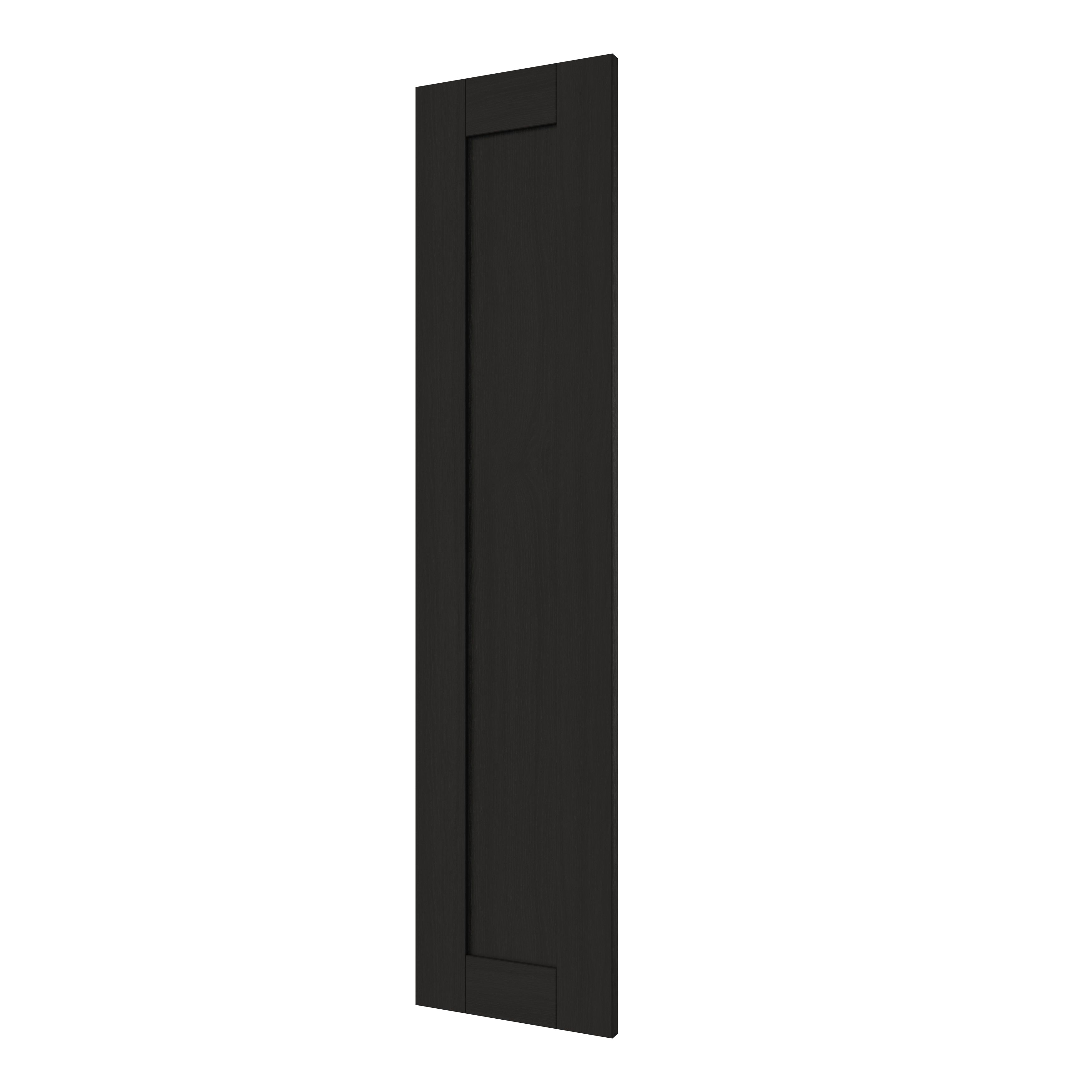 GoodHome Verbena Matt charcoal Shaker 70:30 Larder Cabinet door (W)300mm (H)1287mm (T)20mm