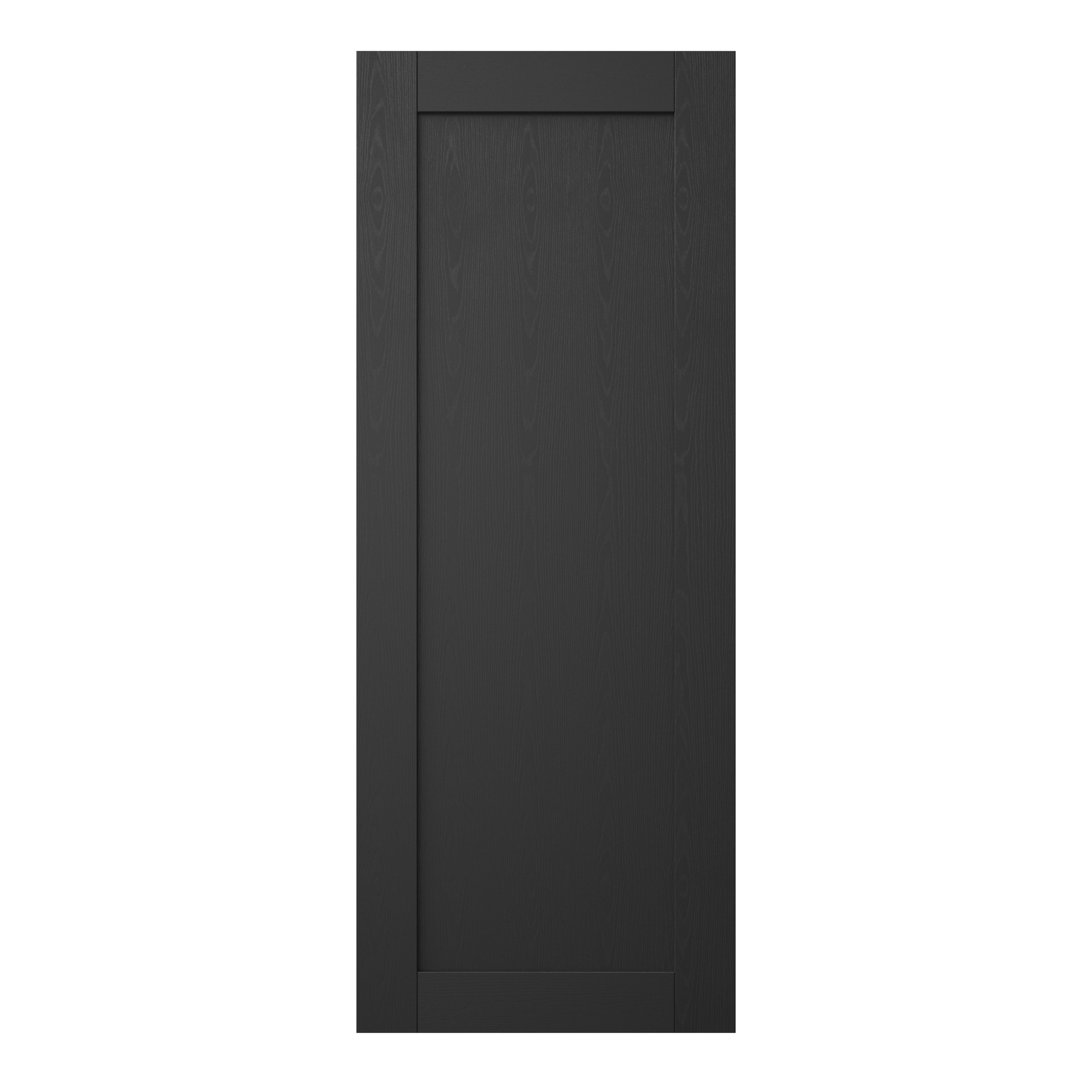 GoodHome Verbena Matt charcoal Shaker 70:30 Larder Cabinet door (W)500mm (H)1287mm (T)20mm