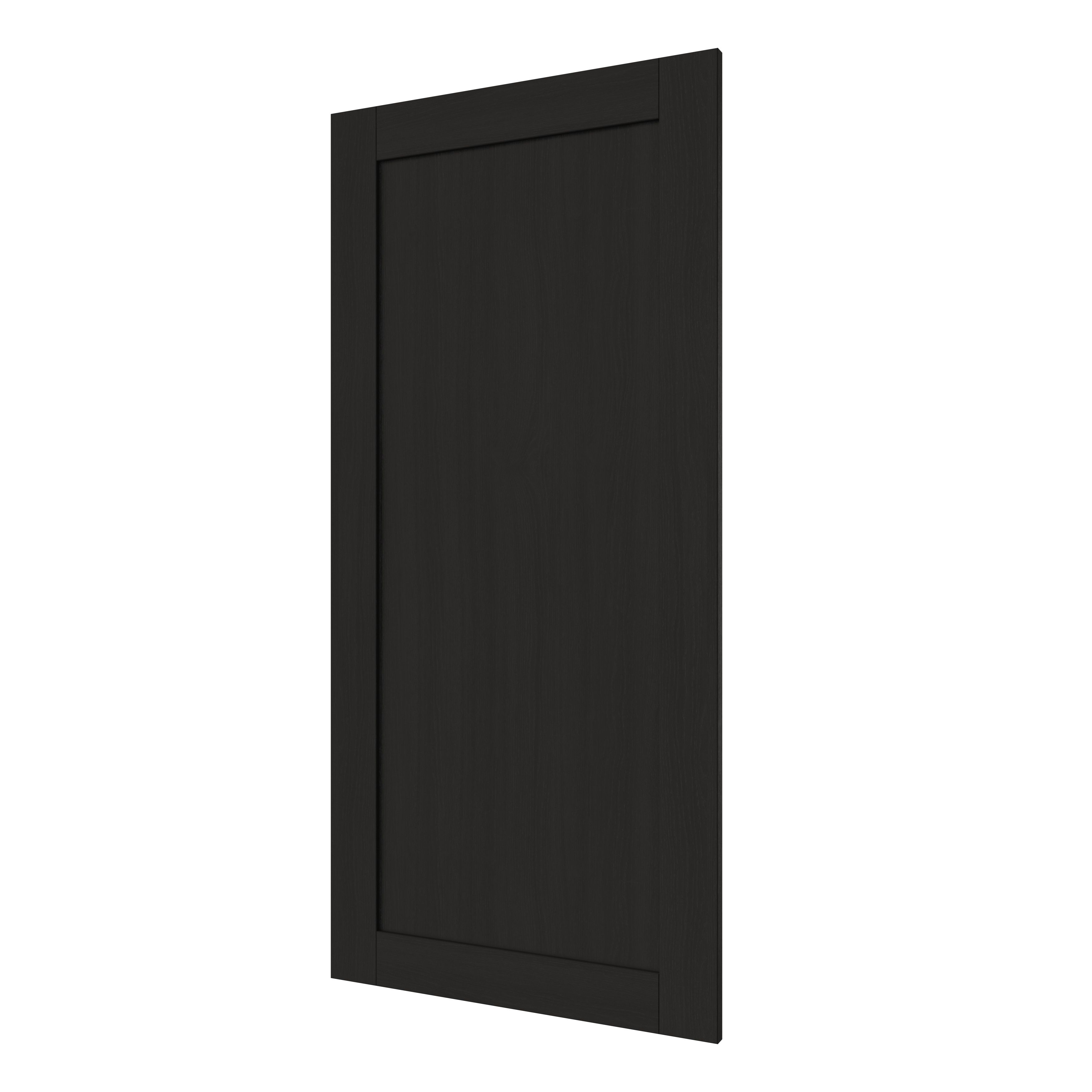 GoodHome Verbena Matt charcoal shaker 70:30 Larder Cabinet door (W)600mm (H)1287mm (T)20mm