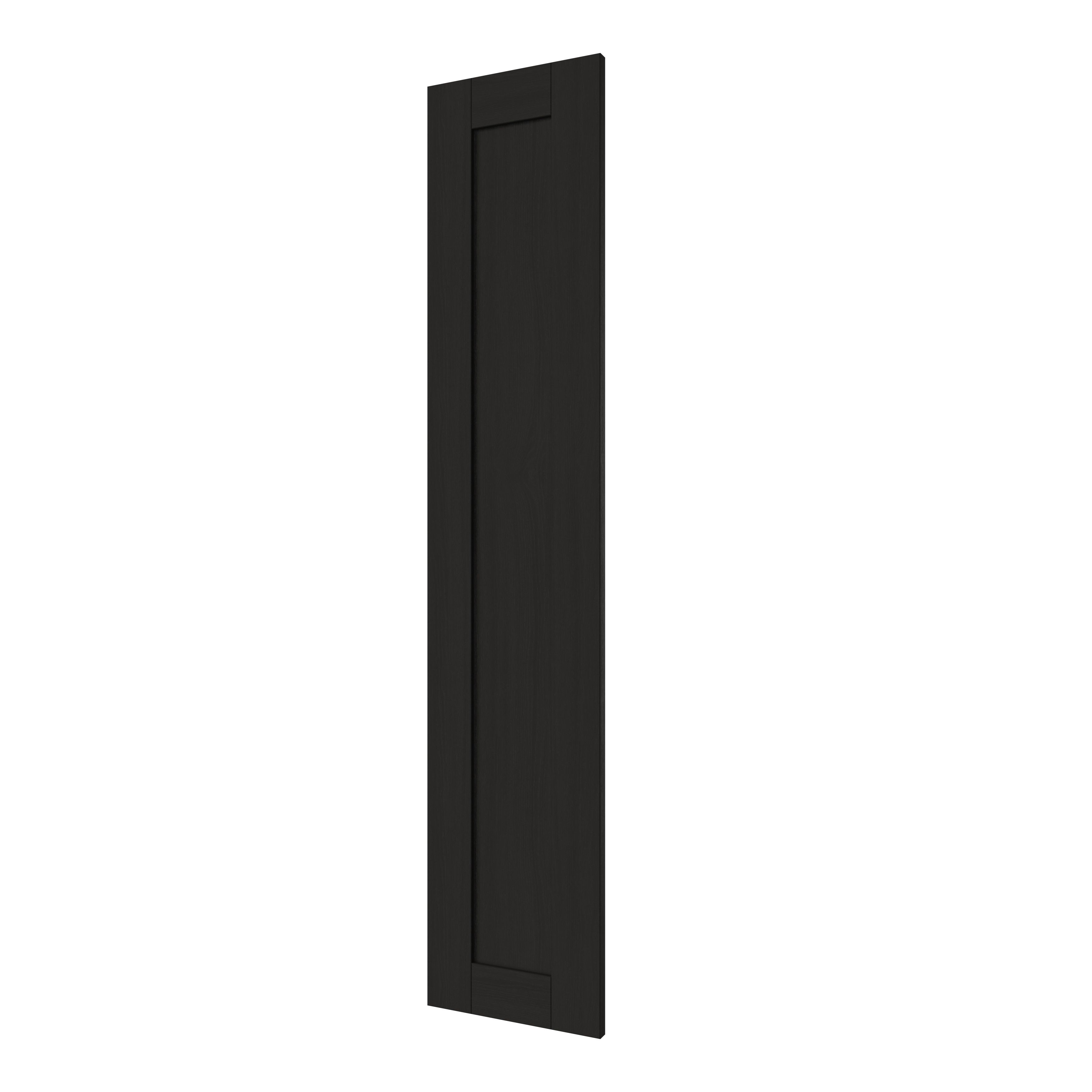 GoodHome Verbena Matt charcoal Shaker 70:30 Tall larder Cabinet door (W)300mm (H)1467mm (T)20mm