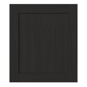 GoodHome Verbena Matt charcoal shaker Appliance Cabinet door (W)600mm (H)687mm (T)20mm