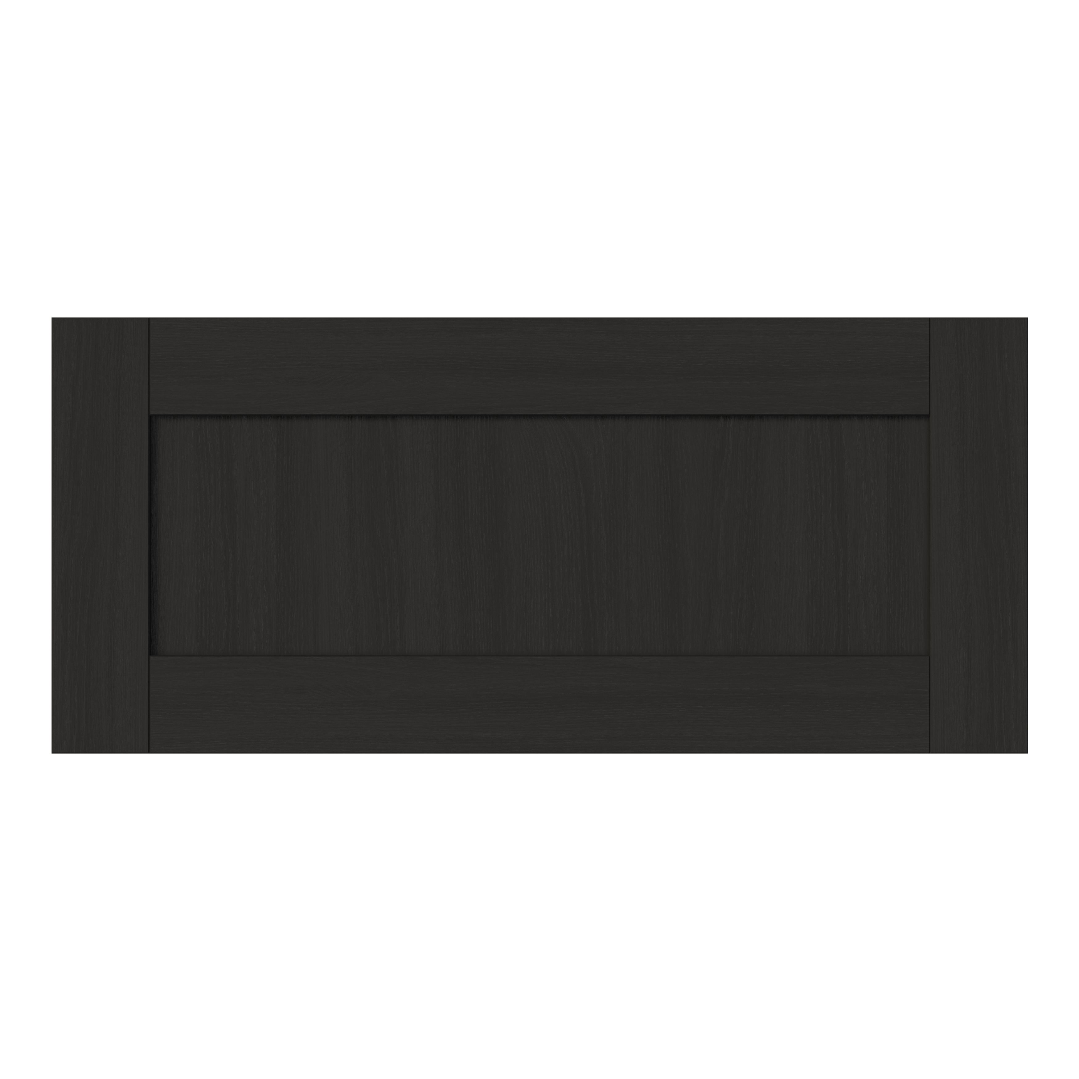 GoodHome Verbena Matt charcoal Shaker Drawer front, bridging door & bi-fold door 800mm