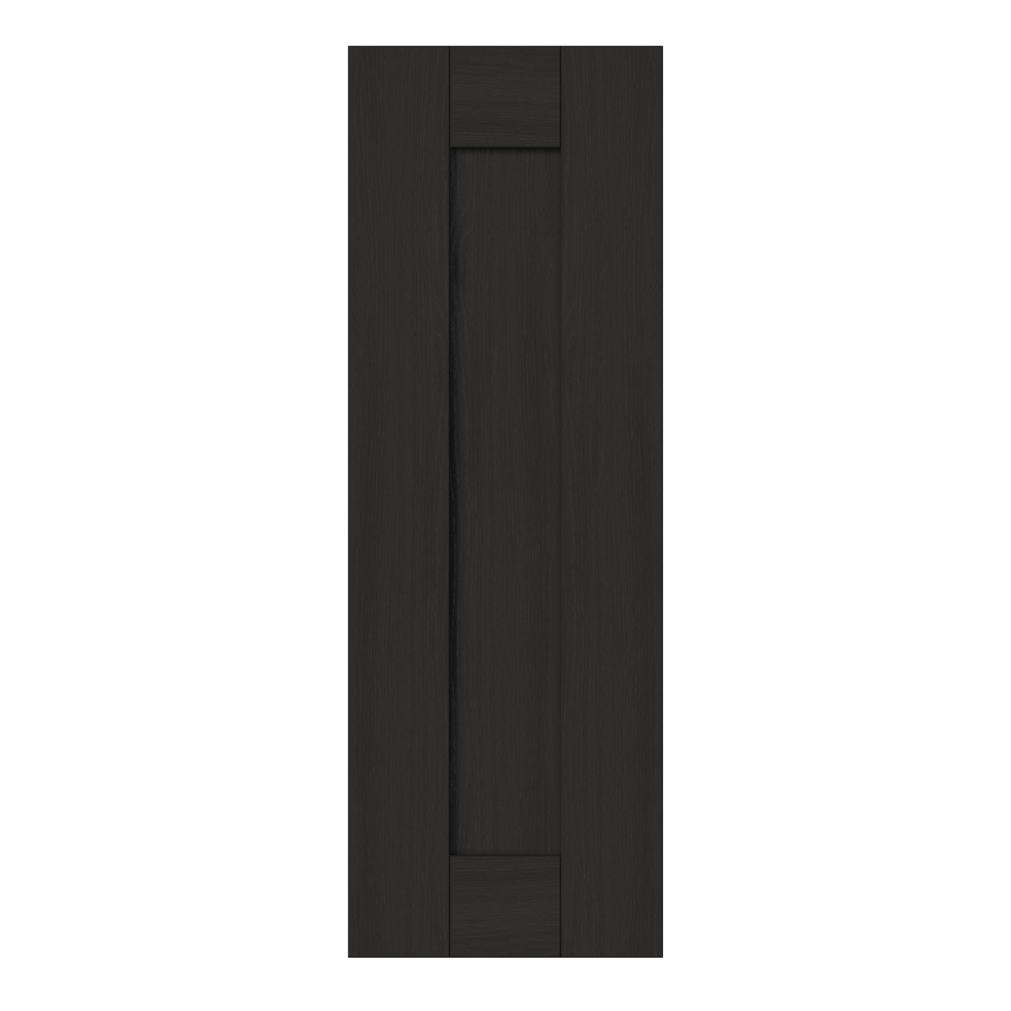 GoodHome Verbena Matt charcoal shaker Highline Cabinet door (W)250mm (H)715mm (T)20mm