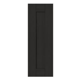 GoodHome Verbena Matt charcoal shaker Highline Cabinet door (W)250mm (H)715mm (T)20mm