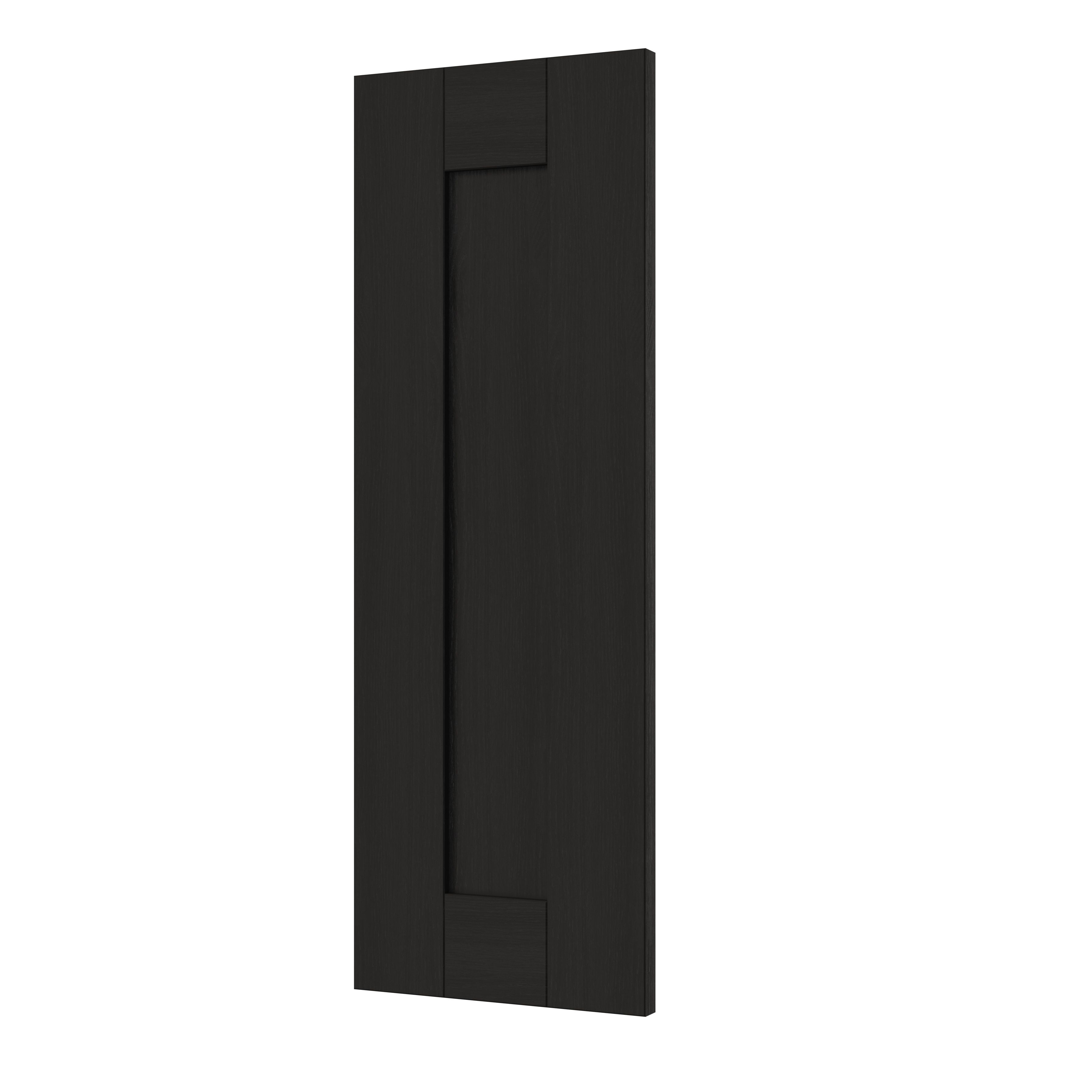 GoodHome Verbena Matt charcoal shaker Highline Cabinet door (W)250mm (H)715mm (T)20mm