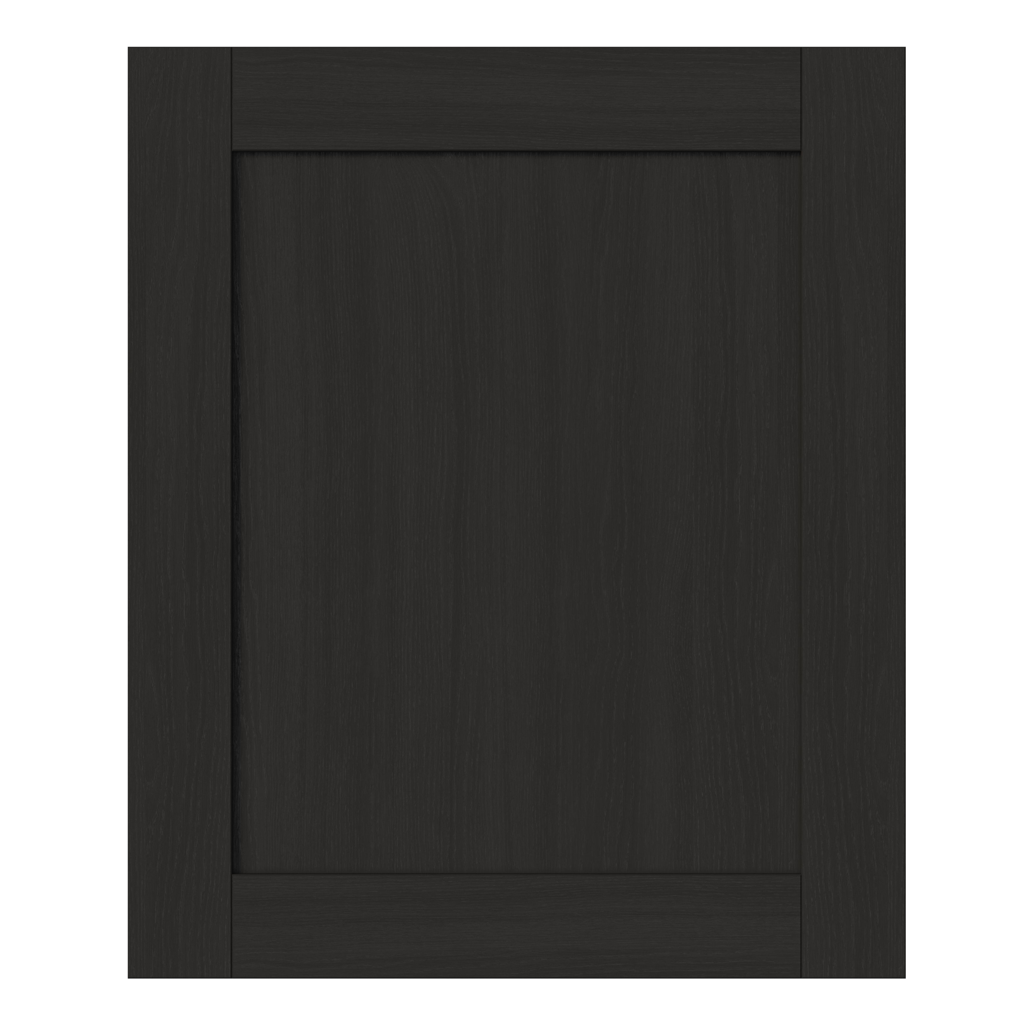 GoodHome Verbena Matt charcoal shaker Highline Cabinet door (W)600mm (H)715mm (T)20mm