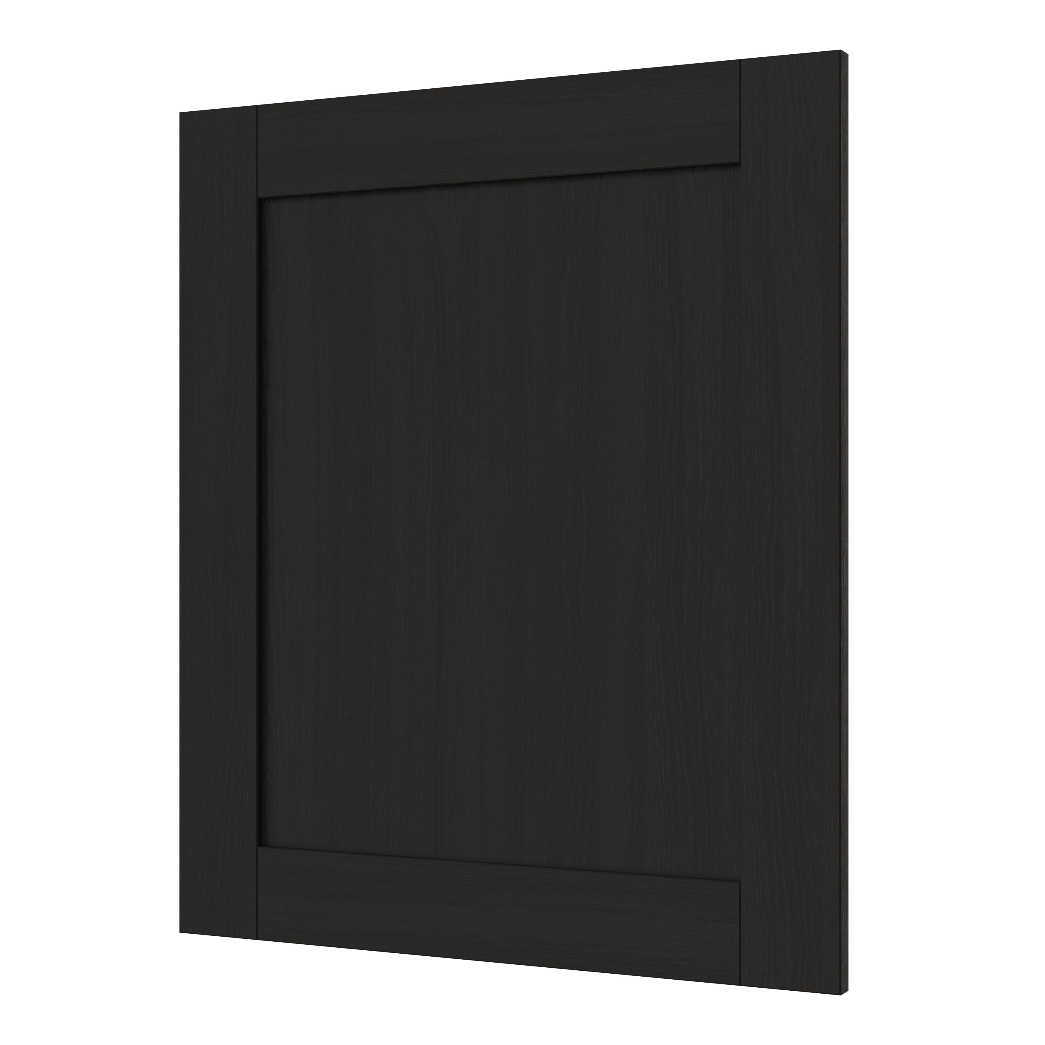 GoodHome Verbena Matt charcoal shaker Highline Cabinet door (W)600mm (H)715mm (T)20mm