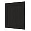 GoodHome Verbena Matt charcoal shaker Highline Cabinet door (W)600mm (H)715mm (T)20mm
