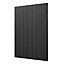 GoodHome Verbena Matt charcoal shaker Standard End panel (H)900mm (W)610mm