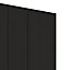 GoodHome Verbena Matt charcoal shaker Standard End panel (H)960mm (W)360mm