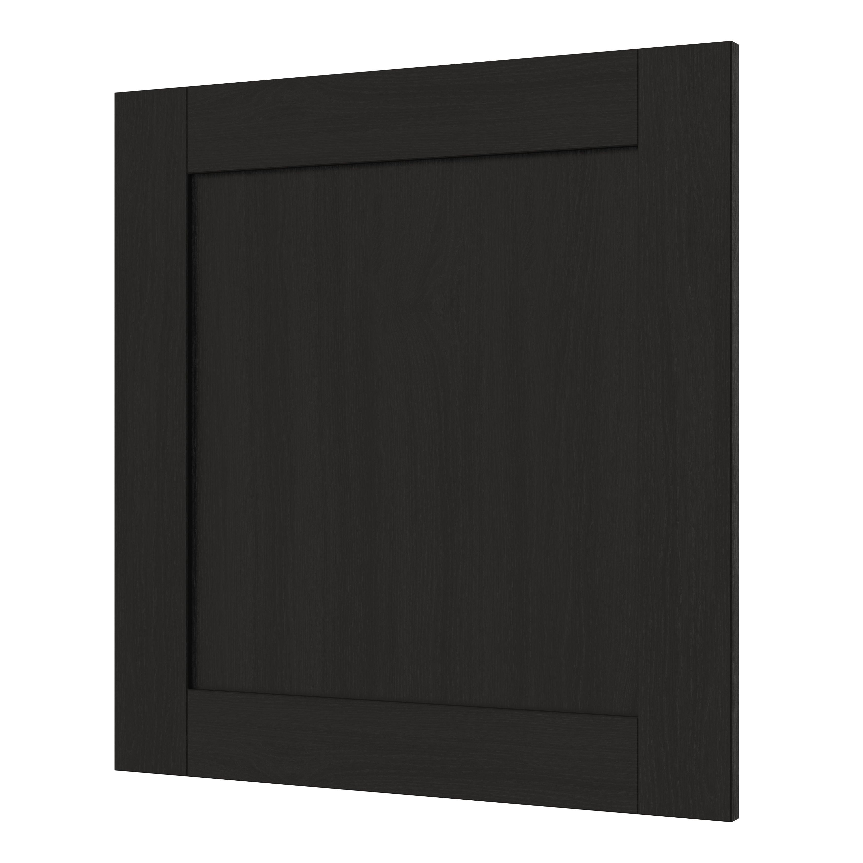 GoodHome Verbena Matt charcoal Shaker Tall appliance Cabinet door (W)600mm (H)633mm (T)20mm