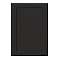 GoodHome Verbena Matt charcoal shaker Tall appliance Cabinet door (W)600mm (H)867mm (T)20mm