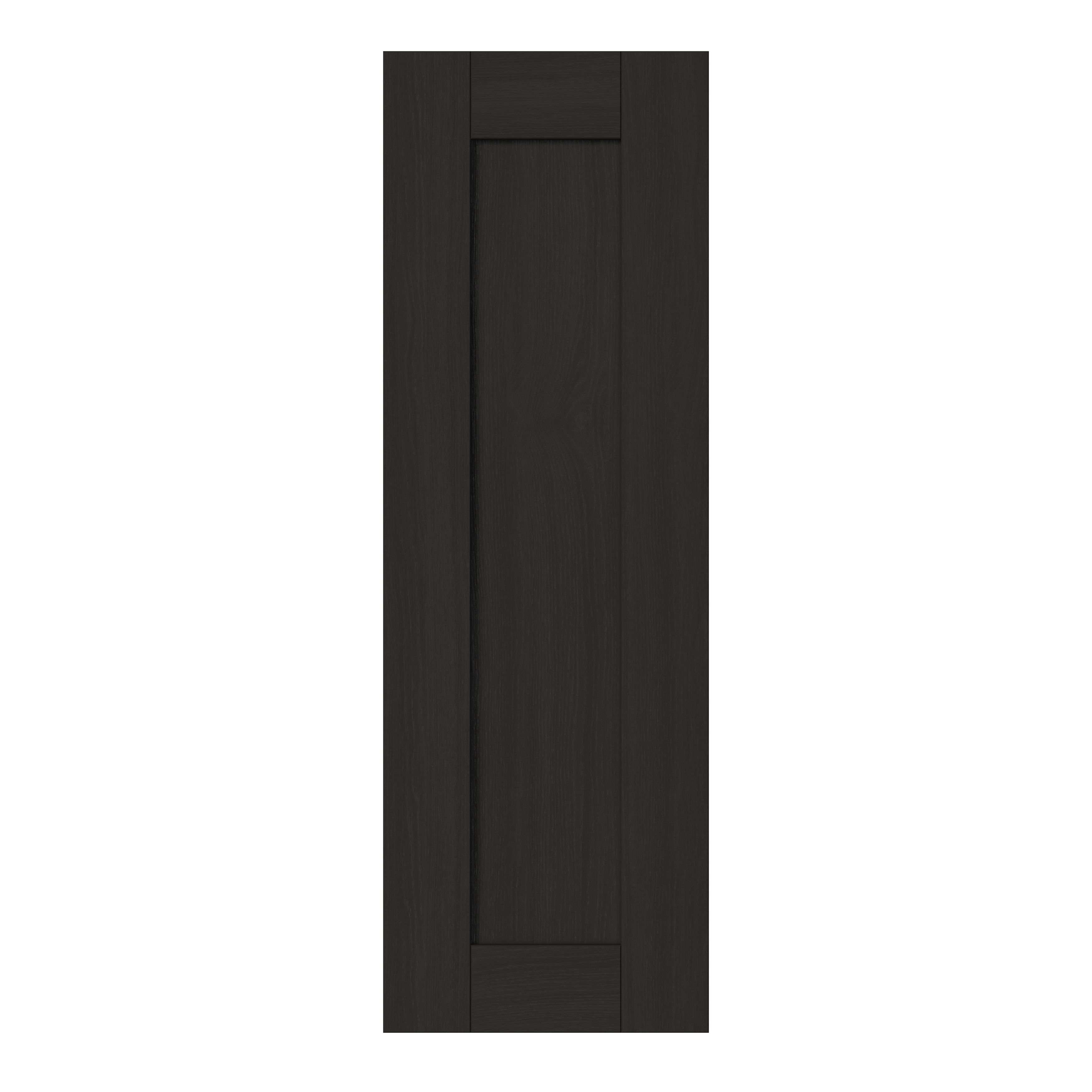 GoodHome Verbena Matt charcoal shaker Tall wall Cabinet door (W)300mm (H)895mm (T)20mm