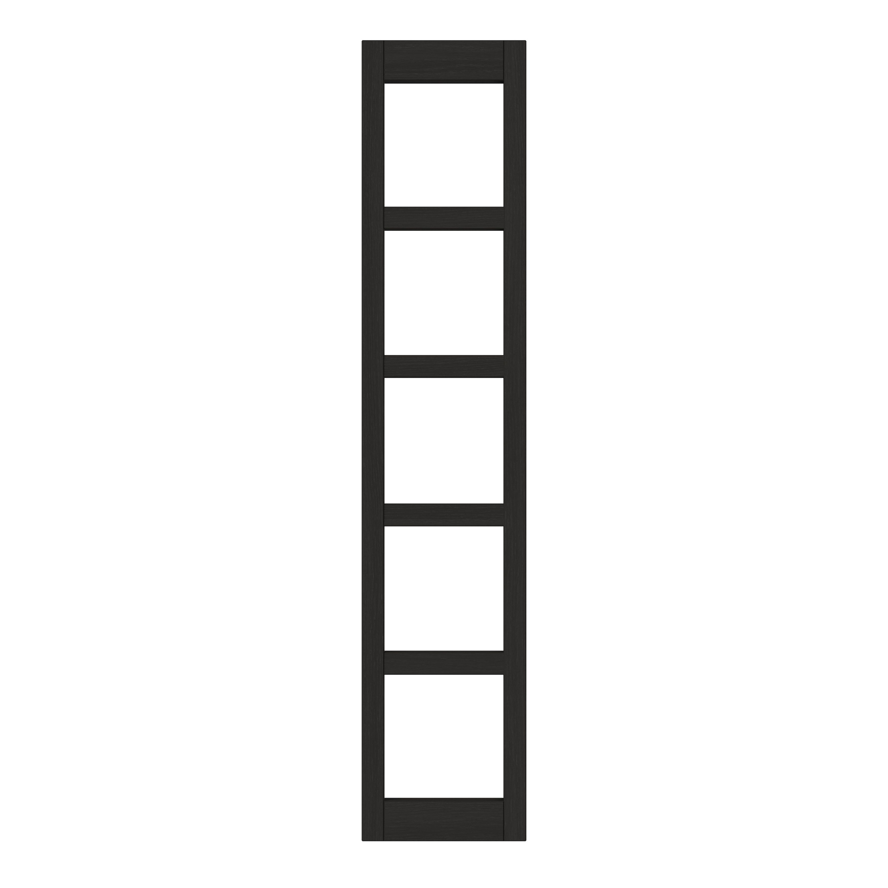 GoodHome Verbena Matt charcoal Tall Wine rack fascia, (H)715mm(W)147mm