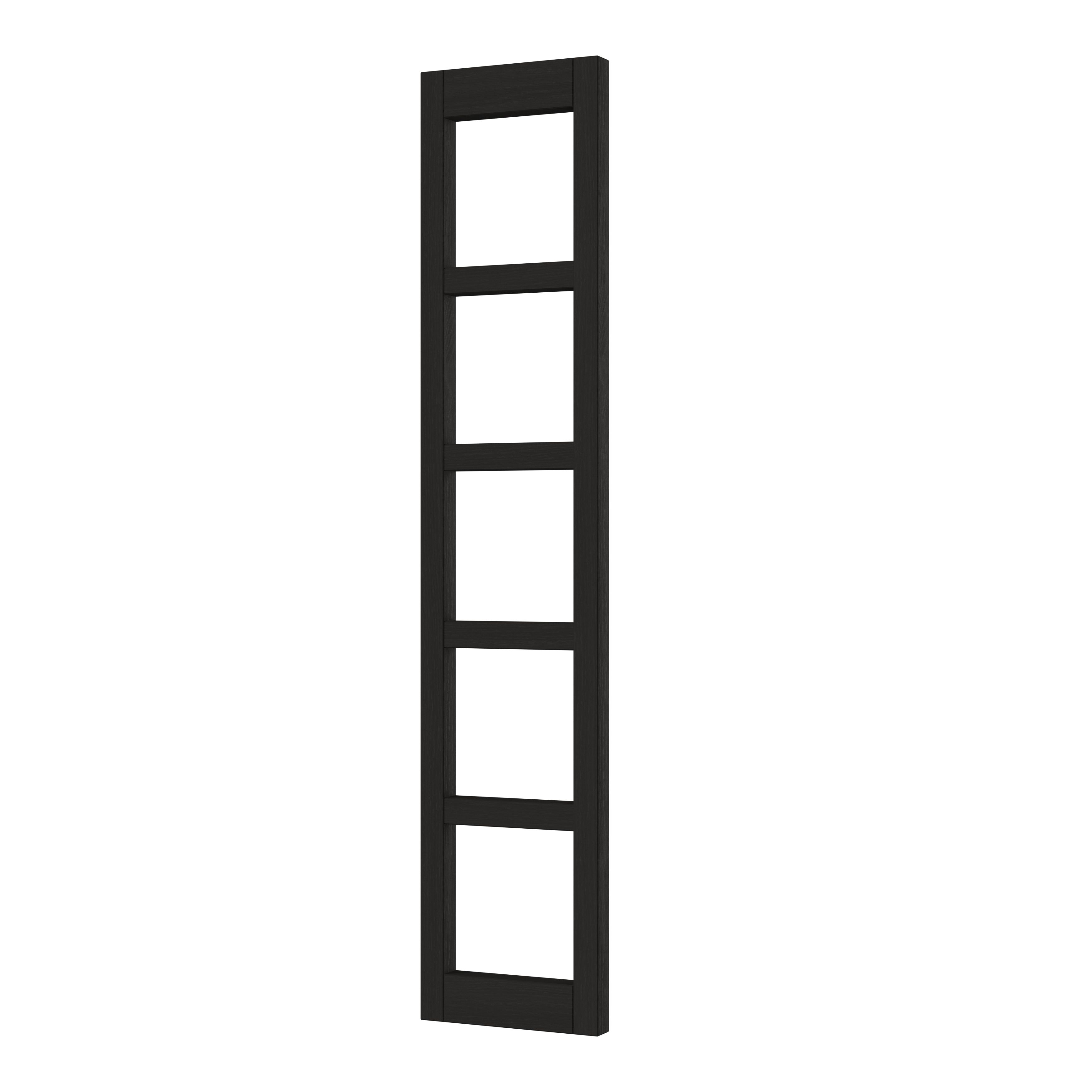 GoodHome Verbena Matt Charcoal Wine rack fascia, (H)715mm (W)147mm