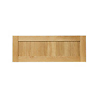 GoodHome Verbena Matt natural oak effect Drawer front, bridging door & bi fold door, (W)1000mm (H)356mm (T)20mm