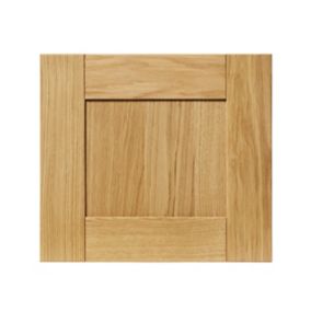 GoodHome Verbena Matt natural oak effect Drawer front, bridging door & bi fold door, (W)400mm (H)356mm (T)20mm