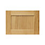 GoodHome Verbena Matt natural oak effect Drawer front, bridging door & bi fold door, (W)500mm (H)356mm (T)20mm