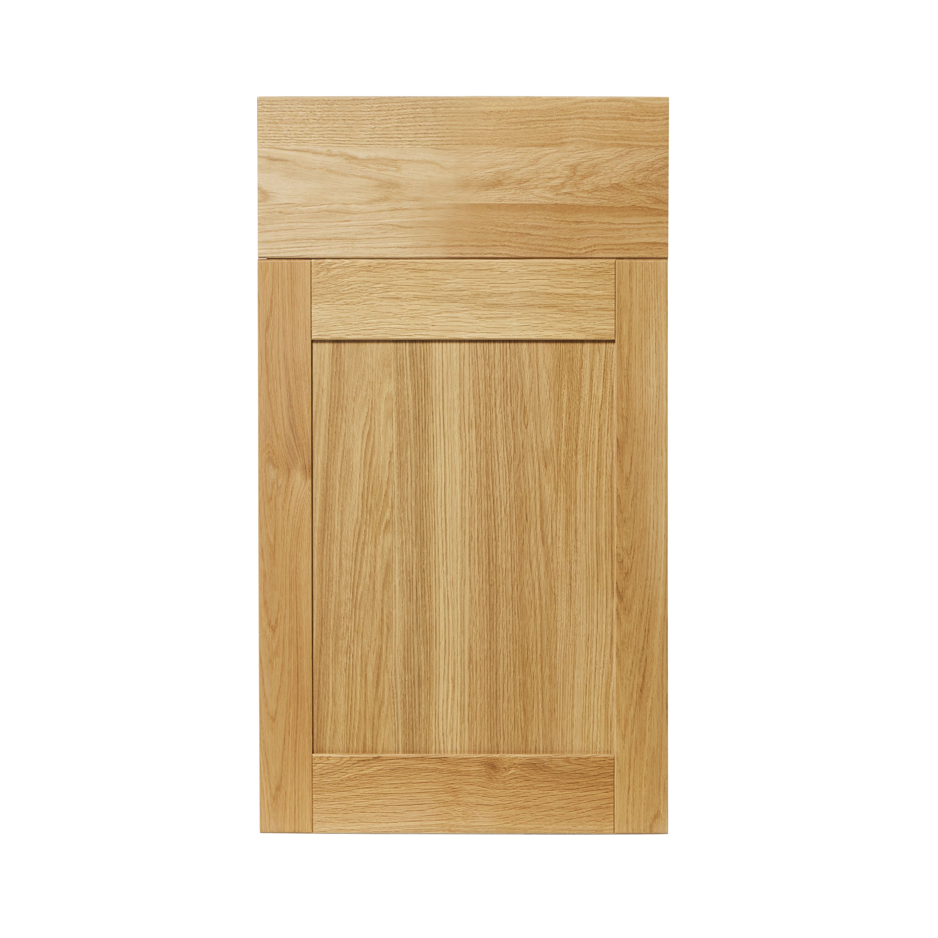 GoodHome Verbena Natural Door & drawer, (W)400mm (H)715mm (T)20mm