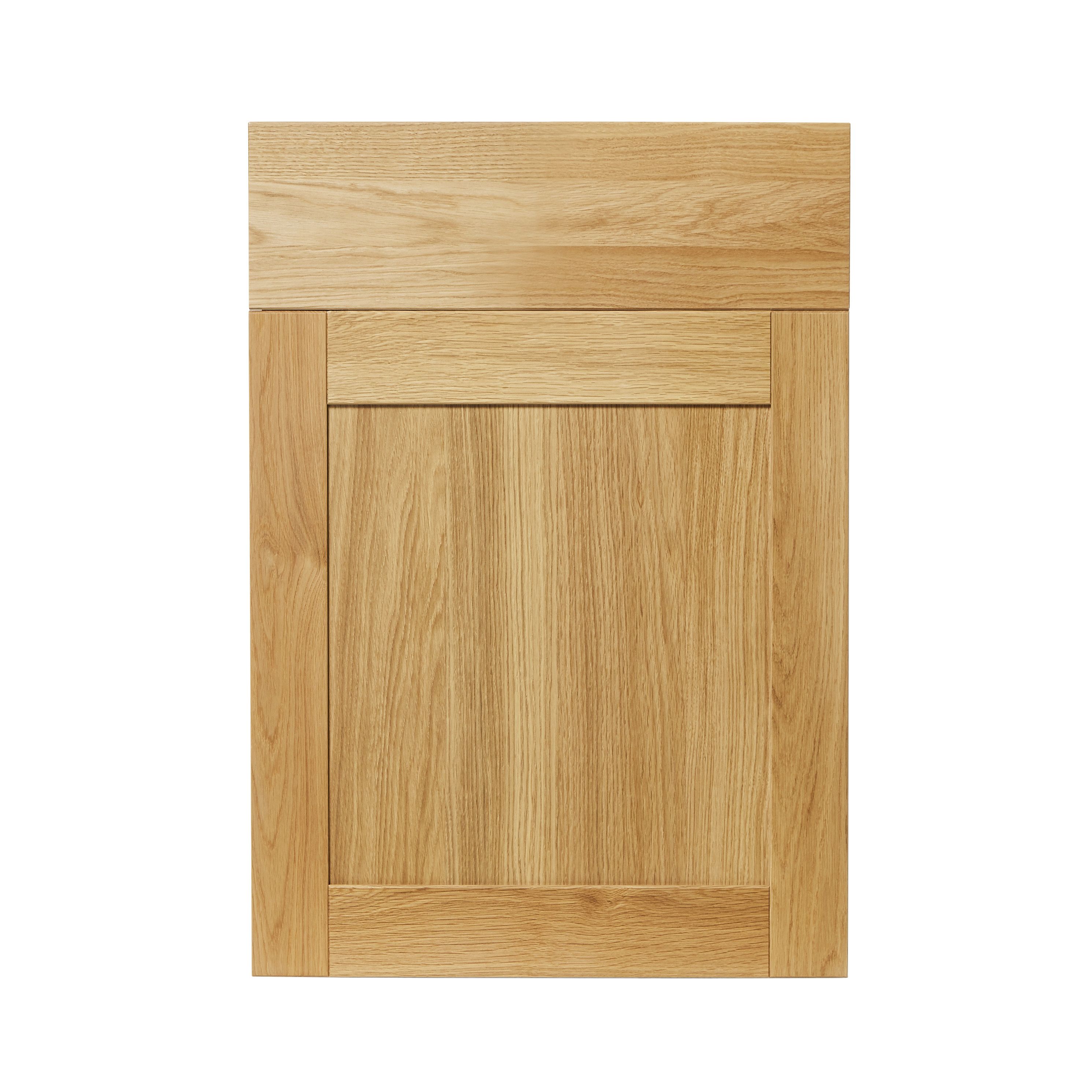 GoodHome Verbena Natural Door & drawer, (W)500mm (H)715mm (T)20mm