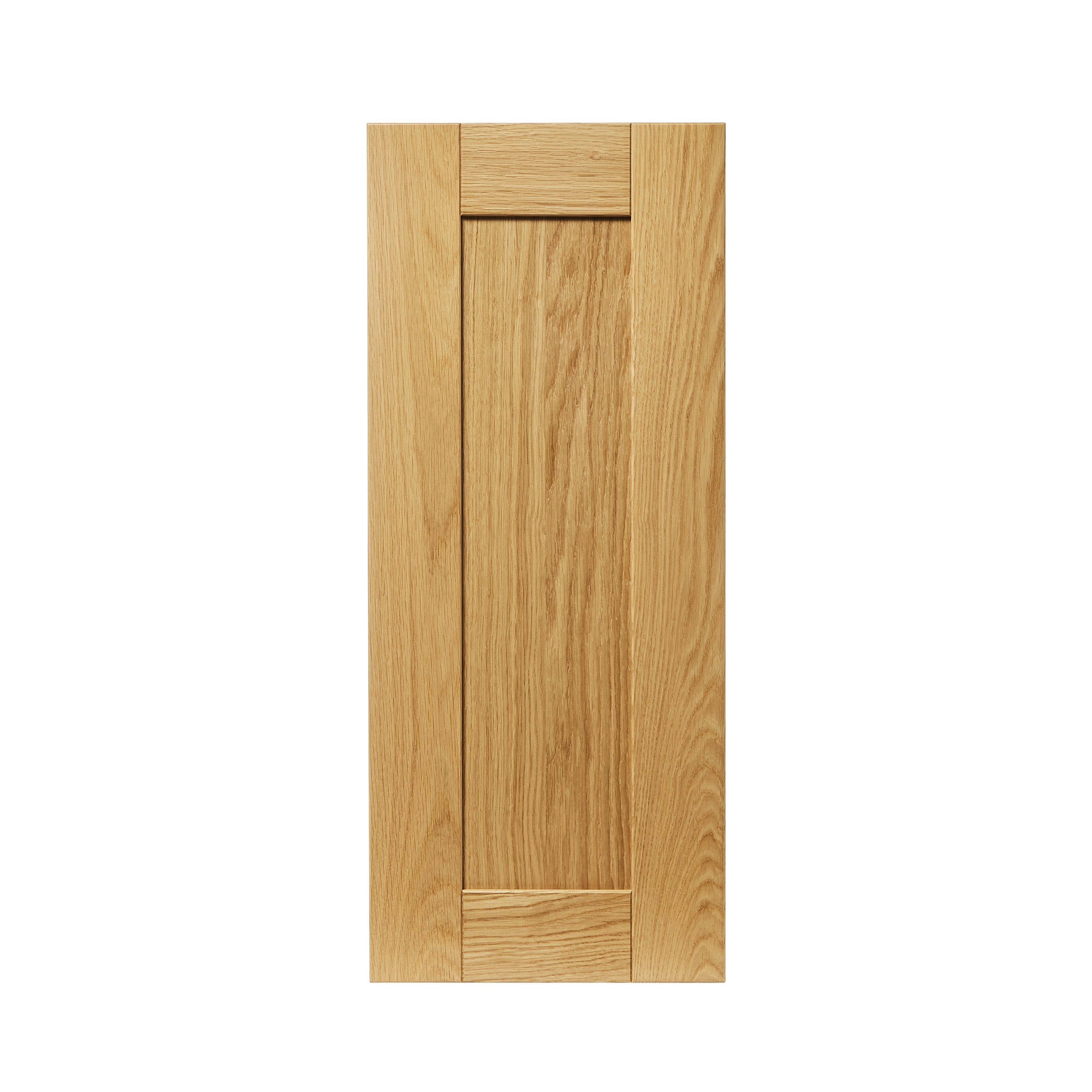 GoodHome Verbena Natural oak shaker Appliance Cabinet door (W)600mm (H)453mm (T)20mm