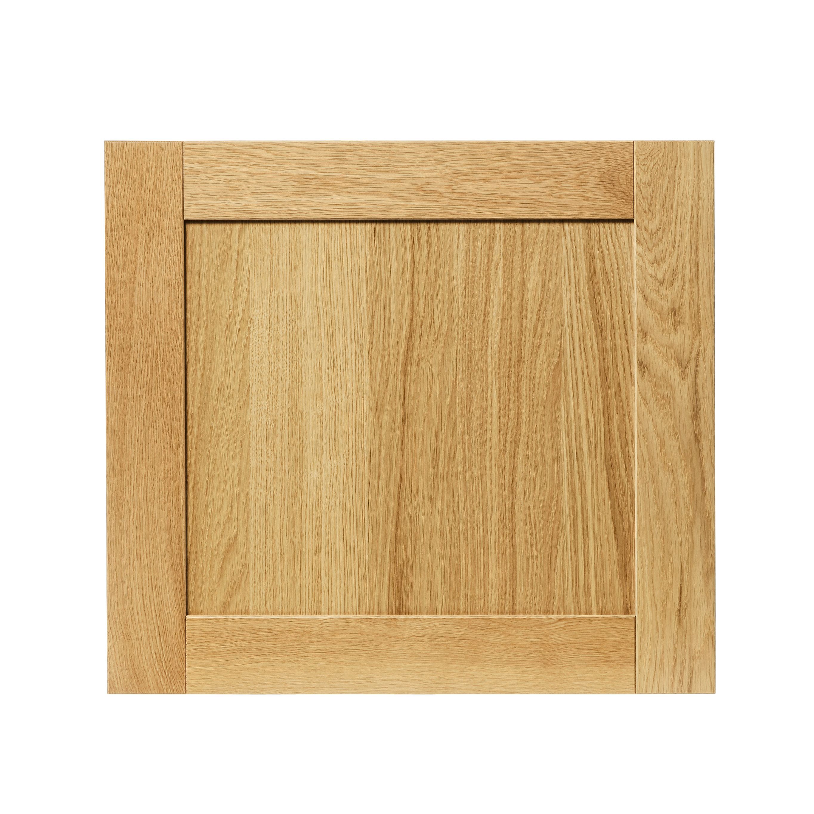 GoodHome Verbena Natural oak shaker Appliance Cabinet door (W)600mm (H)543mm (T)20mm