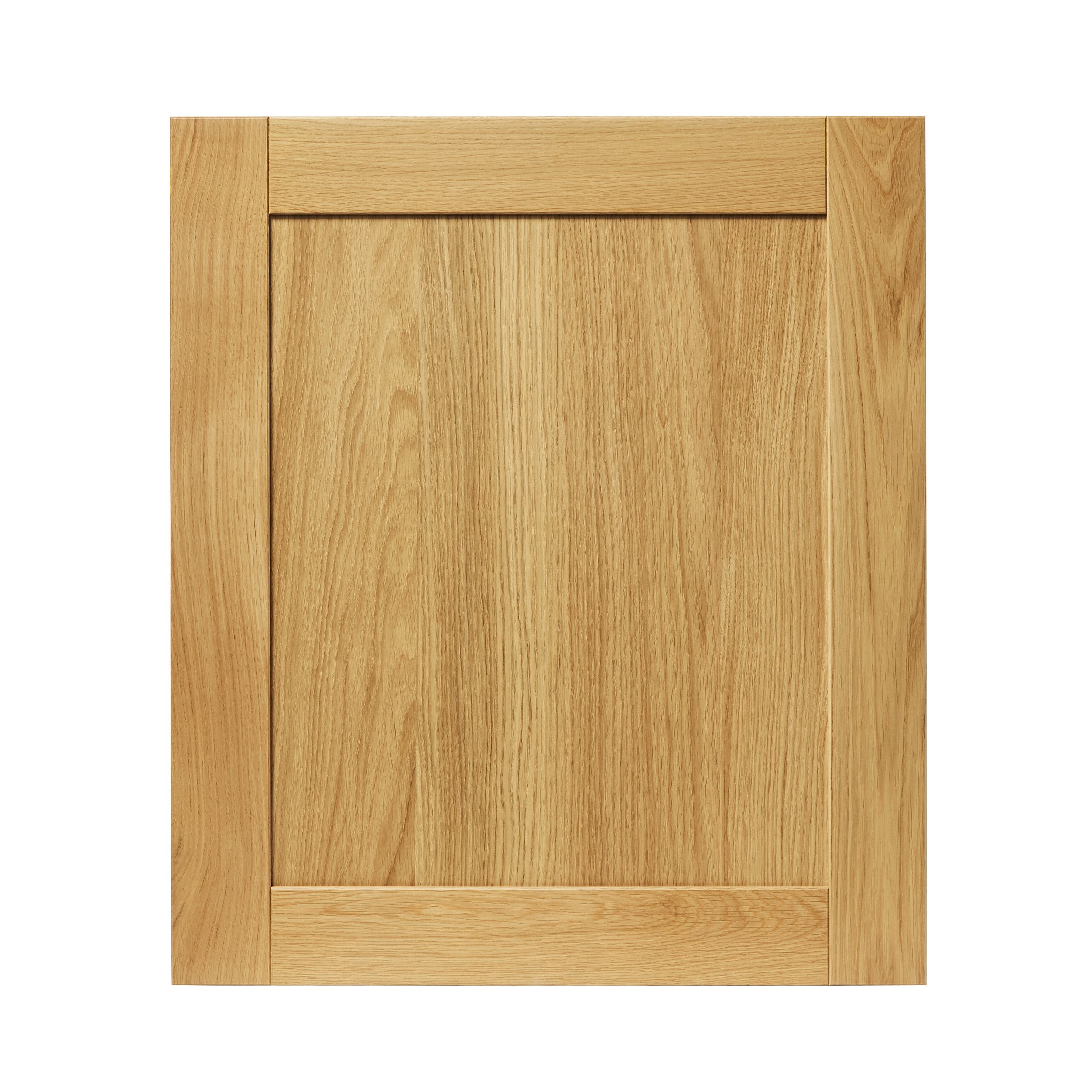 Goodhome Verbena Natural Oak Shaker Appliance Cabinet Door (w)600mm (h 