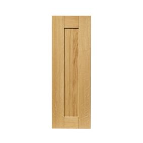 GoodHome Verbena Natural oak shaker Drawer front, bridging door & bi fold door, (W)600mm