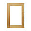 GoodHome Verbena Natural oak shaker Glazed Cabinet door (W)500mm (H)715mm (T)20mm
