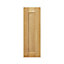 GoodHome Verbena Natural oak shaker Highline Cabinet door (W)250mm (H)715mm (T)20mm