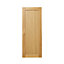 GoodHome Verbena Natural oak shaker Larder Cabinet door (W)500mm (H)1287mm (T)20mm