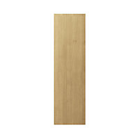 GoodHome Verbena Natural oak shaker Standard Appliance & larder End panel (H)2010mm (W)570mm, Pair