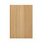 GoodHome Verbena Natural oak shaker Standard Base Clad on base panel (H)900mm (W)610mm