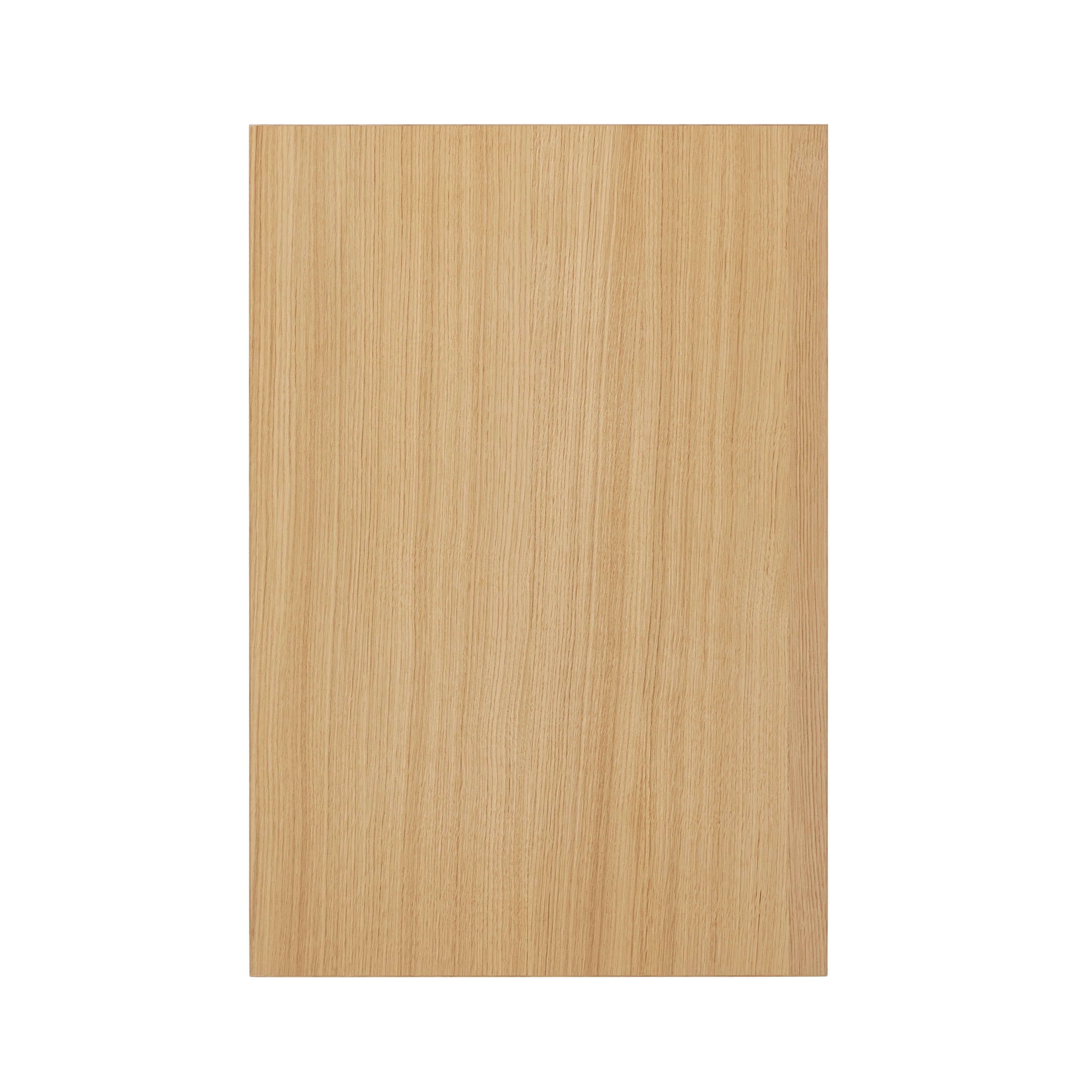 GoodHome Verbena Natural oak shaker Standard Base Clad on base panel (H)900mm (W)610mm - 3