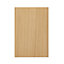 GoodHome Verbena Natural oak shaker Standard Base Clad on base panel (H)900mm (W)610mm