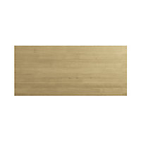 GoodHome Verbena Natural oak shaker Standard Breakfast bar back panel (H)890mm (W)2000mm