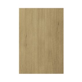 GoodHome Verbena Natural oak shaker Standard End support panel (H)870mm (W)590mm