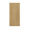 GoodHome Verbena Natural oak shaker Standard Wall End panel (H)720mm (W)320mm