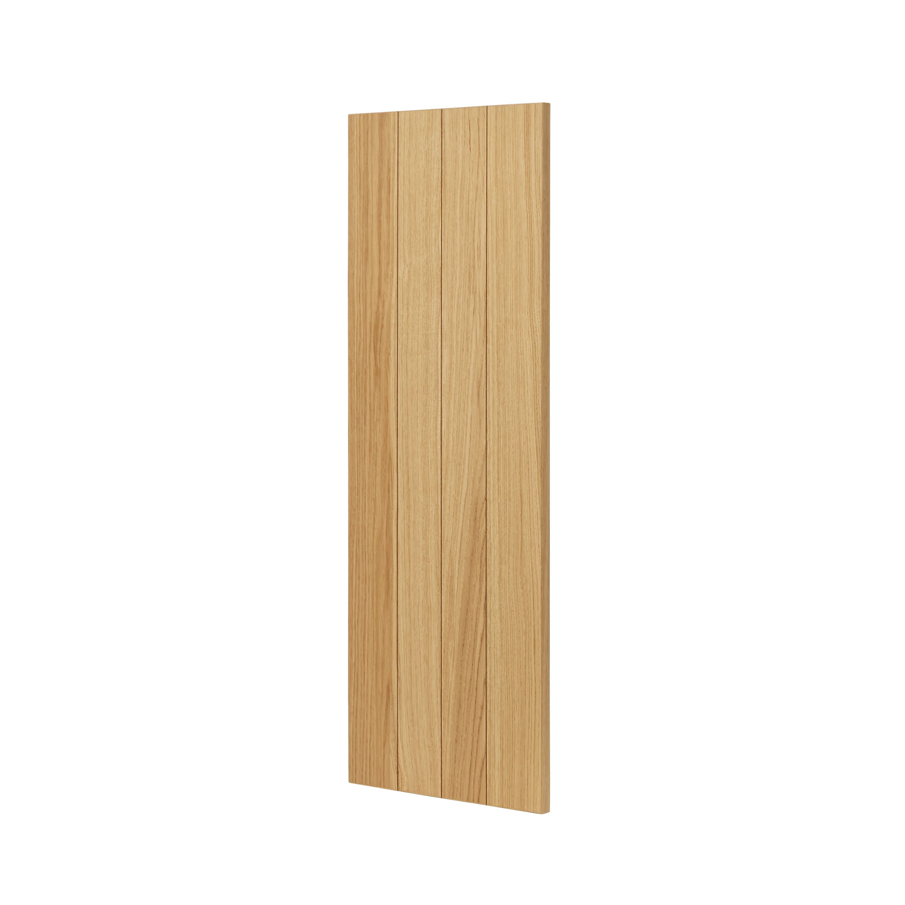 GoodHome Verbena Natural oak shaker Standard Wall End panel (H)960mm (W)360mm - 3