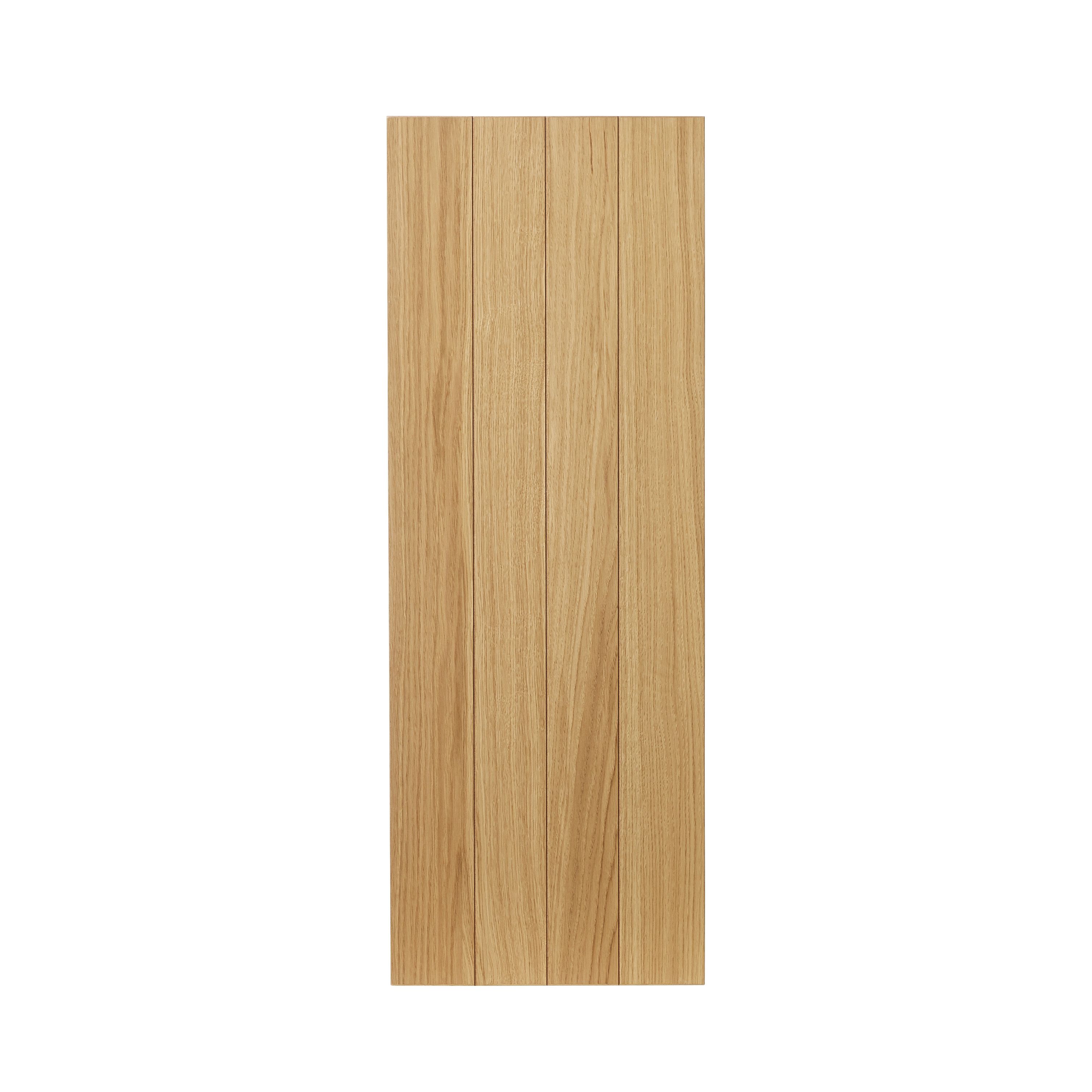 GoodHome Verbena Natural oak shaker Standard Wall End panel (H)960mm (W)360mm