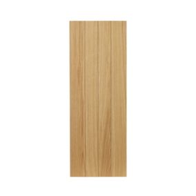 GoodHome Verbena Natural oak shaker Standard Wall End panel (H)960mm (W)360mm